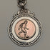 1895 British Antique Sterling Silver Albert Chain, 64g, Sterling Silver Soccer Medal Fob
